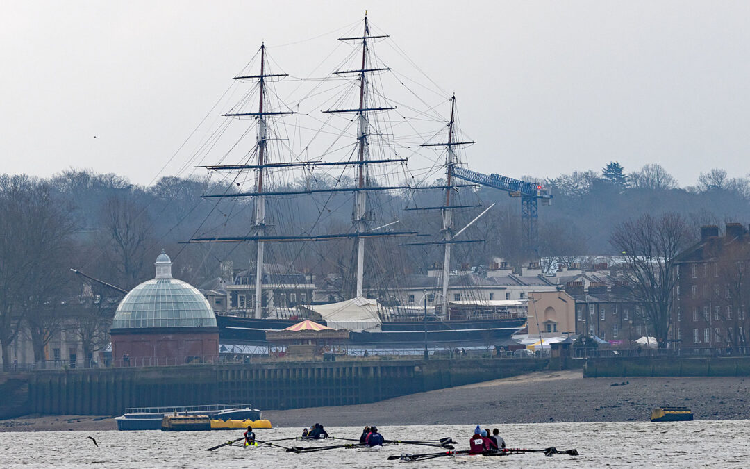 Tideway Scullers Row to Victory at the Greenwich Head