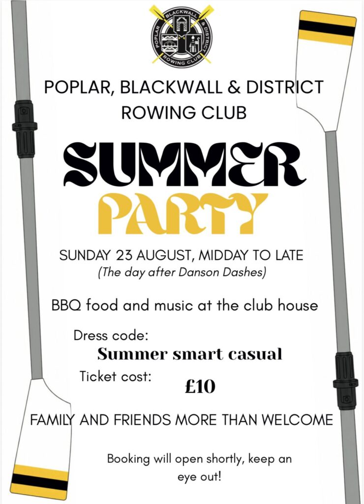 Poplar Summer Party, 23 August 2026